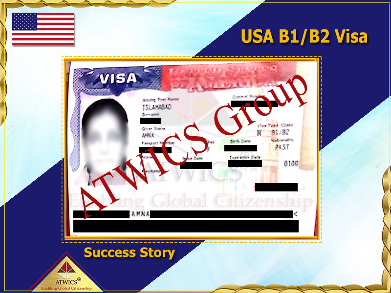 Amna BIB2 Visa USA
