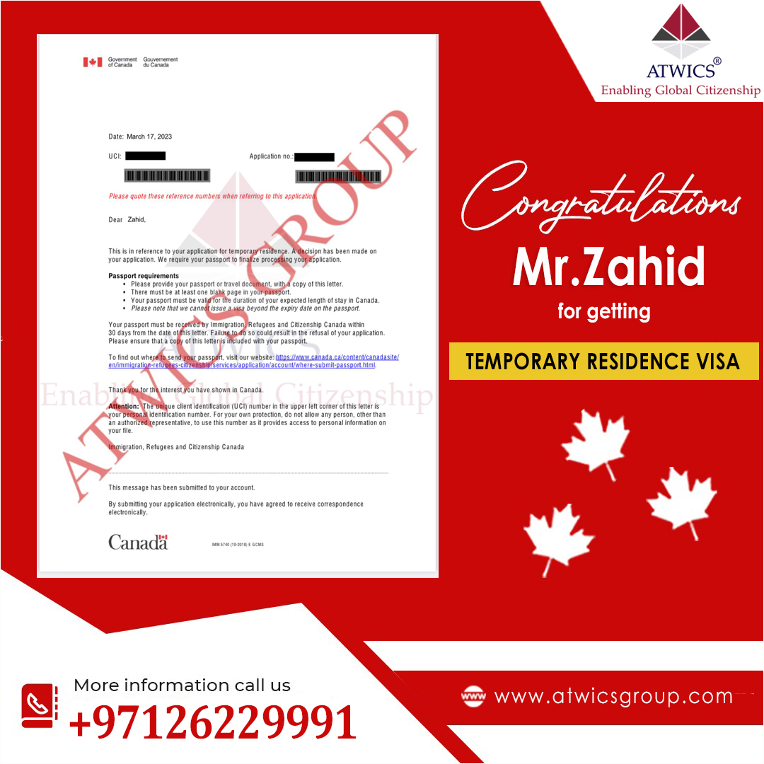 Mr Zahid Temporary residence