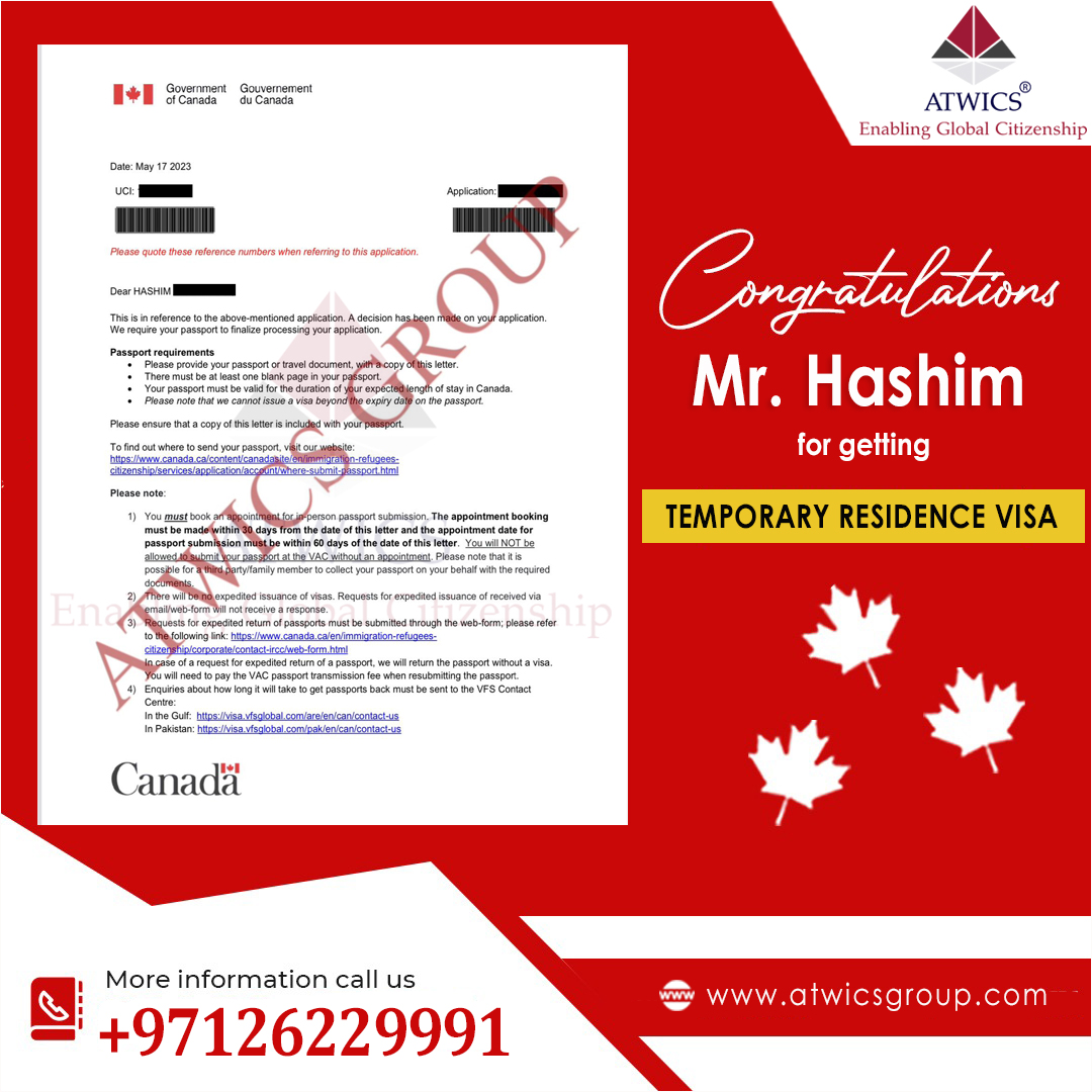 Mr Hashim Temporary residence