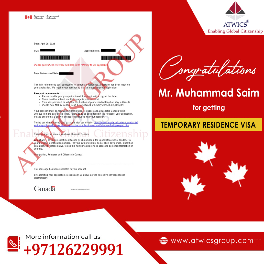 Mr Saim Temporary residence